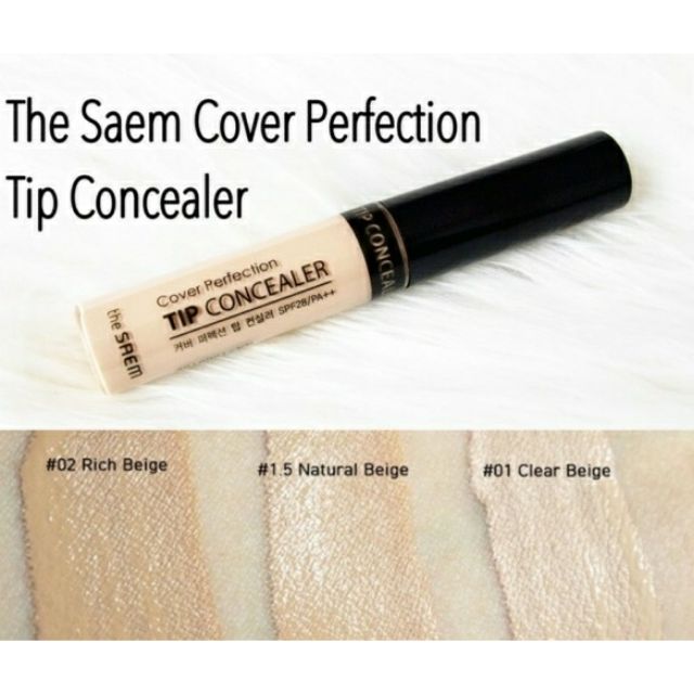 Kem che khuyết điểm the SAEM Cover Perfection Tip Concealer 6.