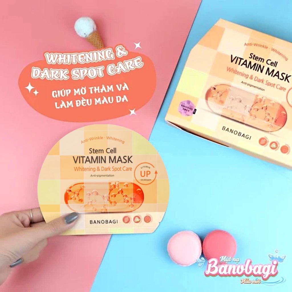 Mặt nạ giấy Victa Genic Jelly mask Banobagi Vitamin phiên bản hottrend 2022